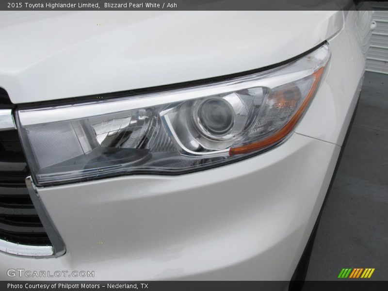 Blizzard Pearl White / Ash 2015 Toyota Highlander Limited