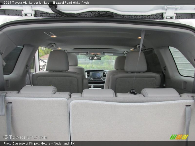 Blizzard Pearl White / Ash 2015 Toyota Highlander Limited