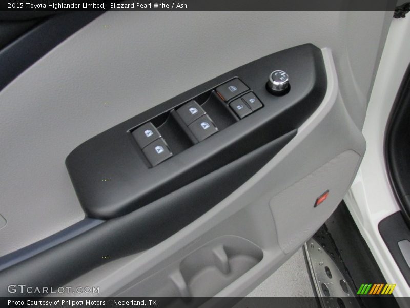 Blizzard Pearl White / Ash 2015 Toyota Highlander Limited