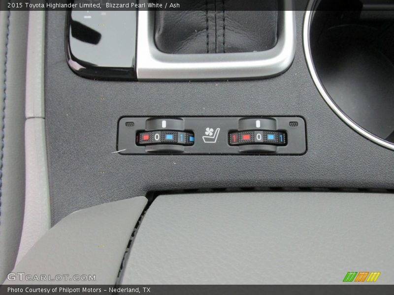 Blizzard Pearl White / Ash 2015 Toyota Highlander Limited