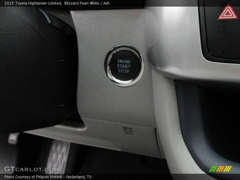 Blizzard Pearl White / Ash 2015 Toyota Highlander Limited