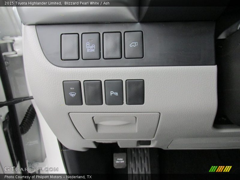 Blizzard Pearl White / Ash 2015 Toyota Highlander Limited