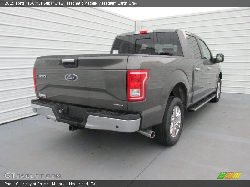 Magnetic Metallic / Medium Earth Gray 2015 Ford F150 XLT SuperCrew