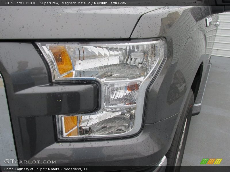Magnetic Metallic / Medium Earth Gray 2015 Ford F150 XLT SuperCrew