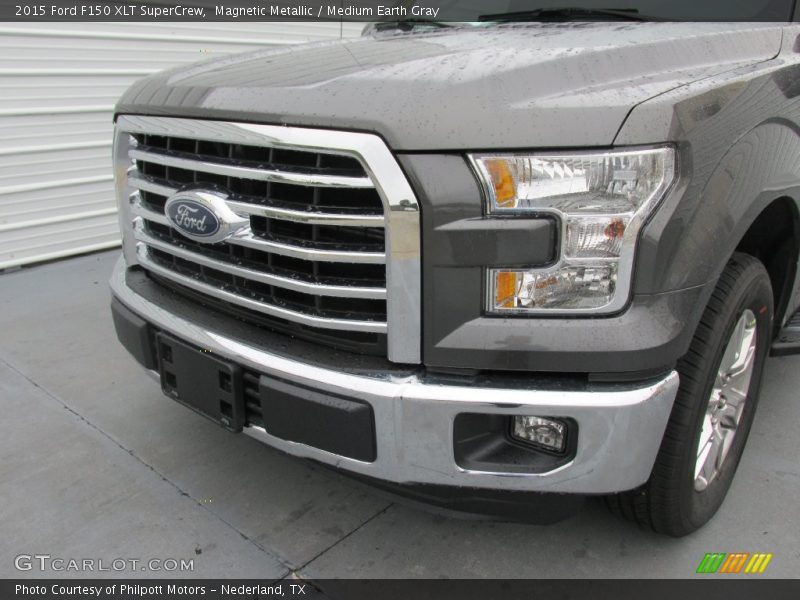 Magnetic Metallic / Medium Earth Gray 2015 Ford F150 XLT SuperCrew