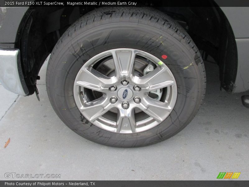 Magnetic Metallic / Medium Earth Gray 2015 Ford F150 XLT SuperCrew