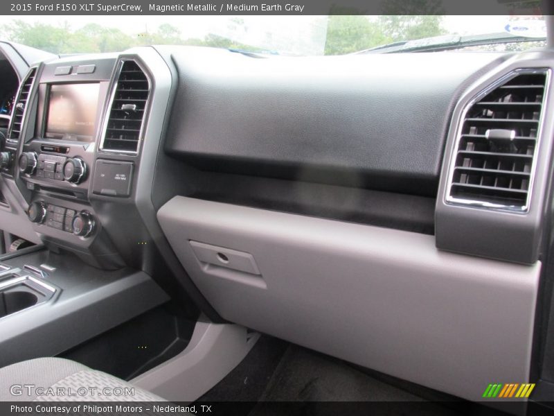 Magnetic Metallic / Medium Earth Gray 2015 Ford F150 XLT SuperCrew