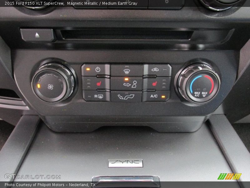 Magnetic Metallic / Medium Earth Gray 2015 Ford F150 XLT SuperCrew