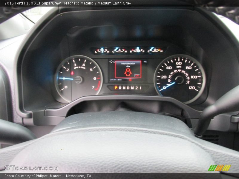 Magnetic Metallic / Medium Earth Gray 2015 Ford F150 XLT SuperCrew