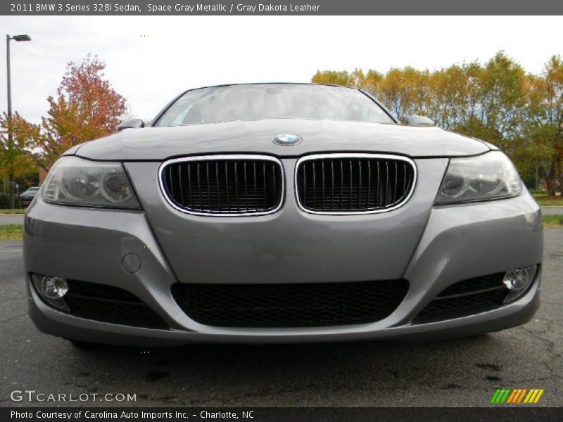 Space Gray Metallic / Gray Dakota Leather 2011 BMW 3 Series 328i Sedan