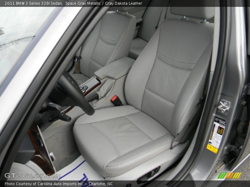 Front Seat of 2011 3 Series 328i Sedan