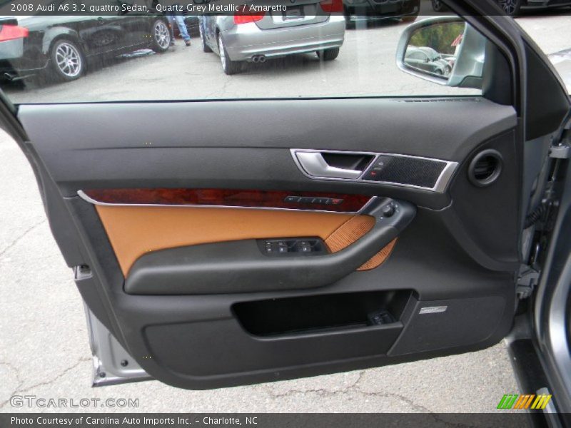 Quartz Grey Metallic / Amaretto 2008 Audi A6 3.2 quattro Sedan