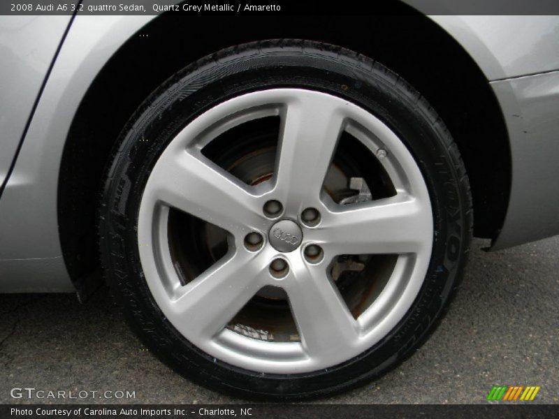 Quartz Grey Metallic / Amaretto 2008 Audi A6 3.2 quattro Sedan