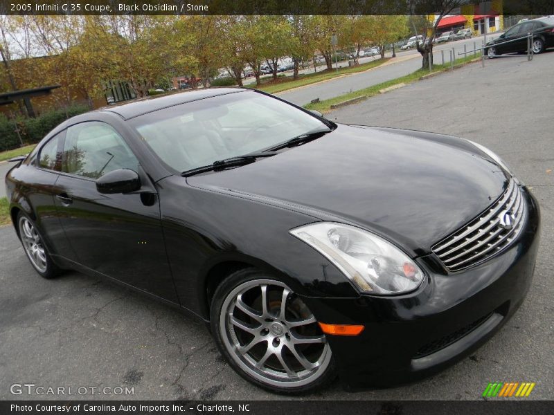 Black Obsidian / Stone 2005 Infiniti G 35 Coupe