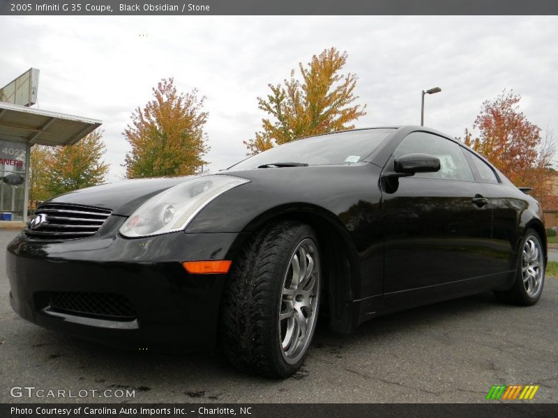 Black Obsidian / Stone 2005 Infiniti G 35 Coupe