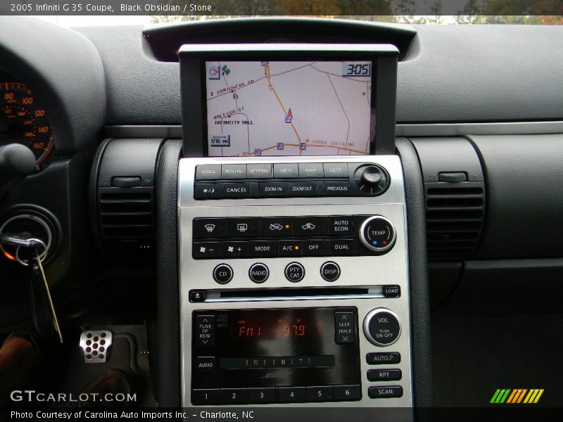 Black Obsidian / Stone 2005 Infiniti G 35 Coupe