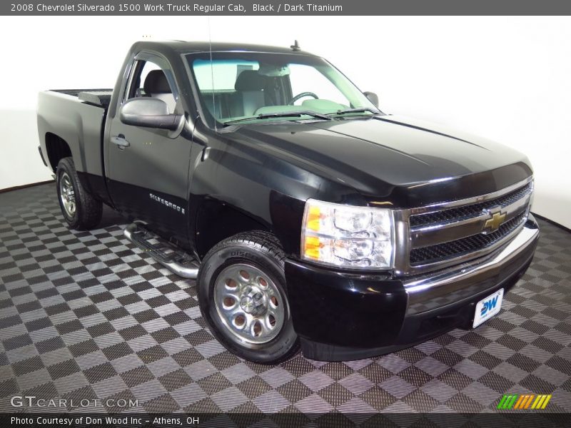 Black / Dark Titanium 2008 Chevrolet Silverado 1500 Work Truck Regular Cab