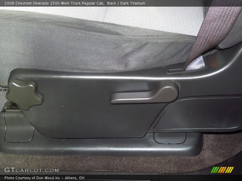Black / Dark Titanium 2008 Chevrolet Silverado 1500 Work Truck Regular Cab