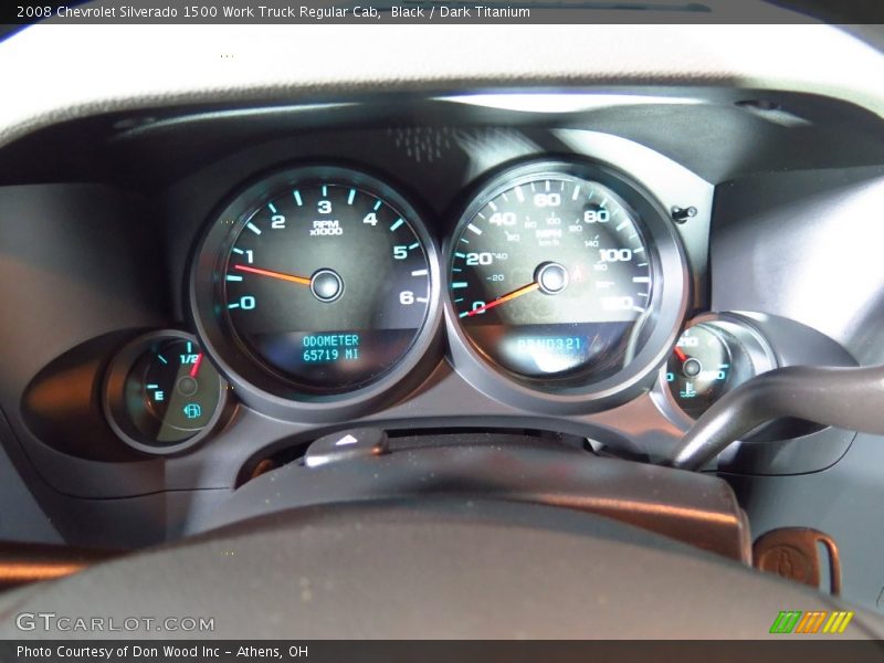 Black / Dark Titanium 2008 Chevrolet Silverado 1500 Work Truck Regular Cab