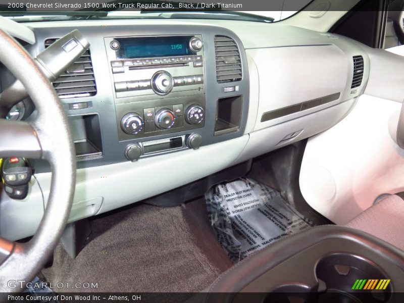 Black / Dark Titanium 2008 Chevrolet Silverado 1500 Work Truck Regular Cab