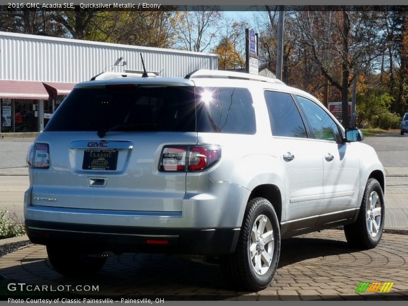 Quicksilver Metallic / Ebony 2016 GMC Acadia SLE