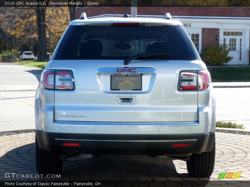 Quicksilver Metallic / Ebony 2016 GMC Acadia SLE