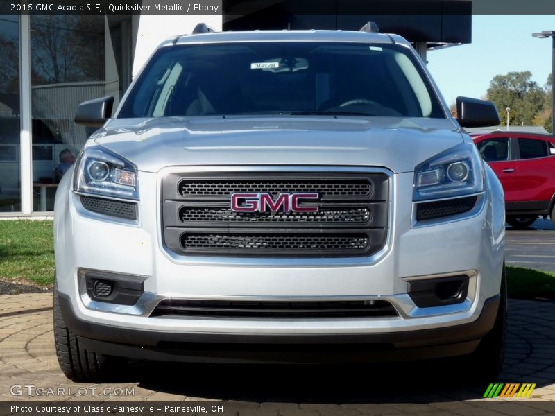 Quicksilver Metallic / Ebony 2016 GMC Acadia SLE