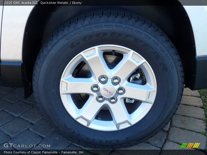 Quicksilver Metallic / Ebony 2016 GMC Acadia SLE