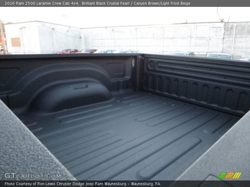 Brilliant Black Crystal Pearl / Canyon Brown/Light Frost Beige 2016 Ram 2500 Laramie Crew Cab 4x4