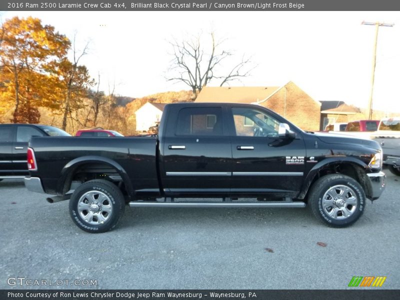  2016 2500 Laramie Crew Cab 4x4 Brilliant Black Crystal Pearl