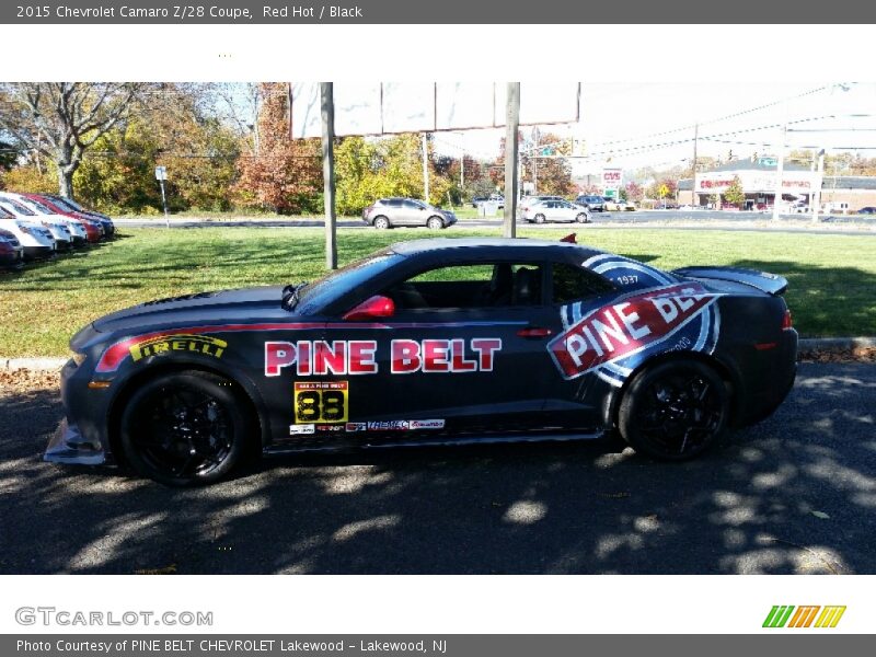 Red Hot / Black 2015 Chevrolet Camaro Z/28 Coupe