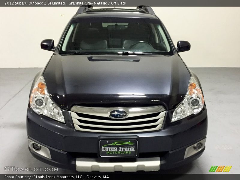 Graphite Gray Metallic / Off Black 2012 Subaru Outback 2.5i Limited