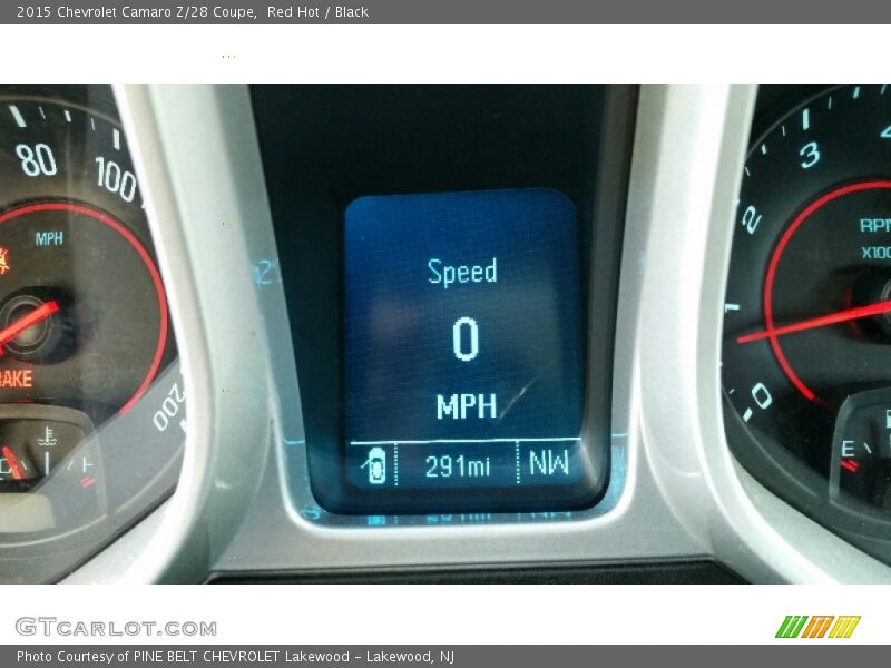 Red Hot / Black 2015 Chevrolet Camaro Z/28 Coupe