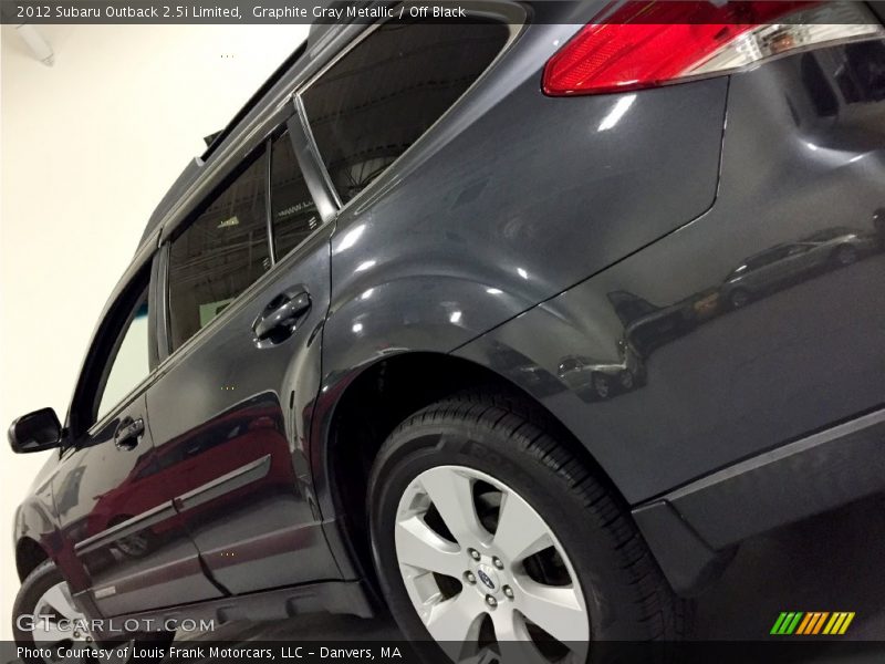 Graphite Gray Metallic / Off Black 2012 Subaru Outback 2.5i Limited