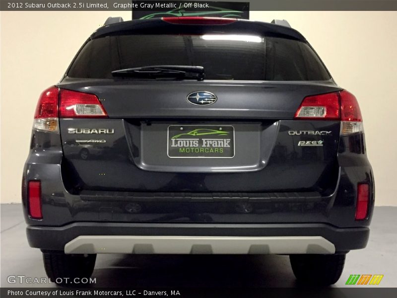 Graphite Gray Metallic / Off Black 2012 Subaru Outback 2.5i Limited