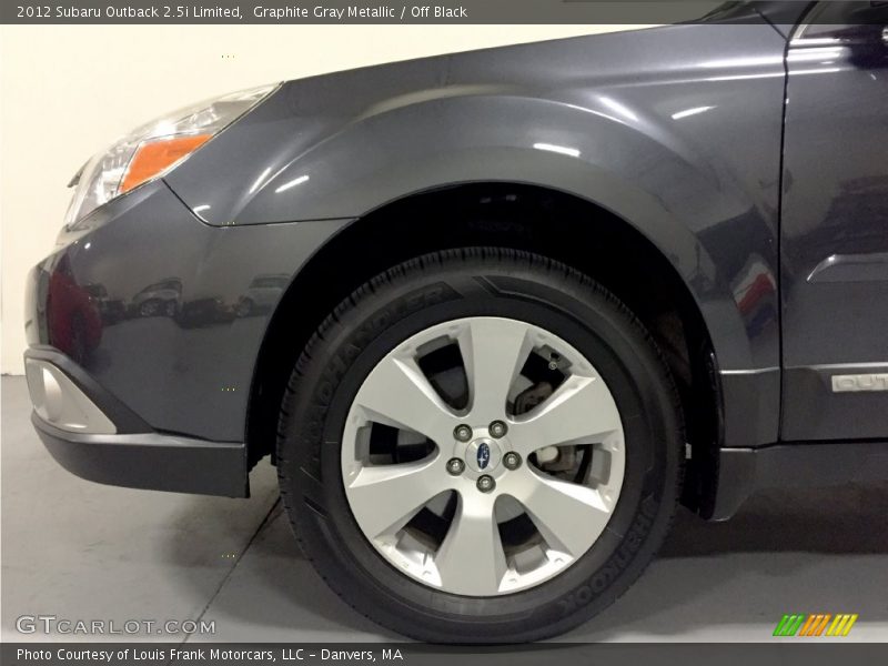 Graphite Gray Metallic / Off Black 2012 Subaru Outback 2.5i Limited