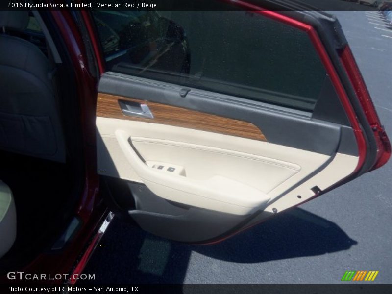 Venetian Red / Beige 2016 Hyundai Sonata Limited