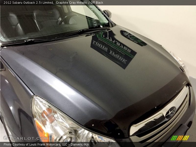 Graphite Gray Metallic / Off Black 2012 Subaru Outback 2.5i Limited