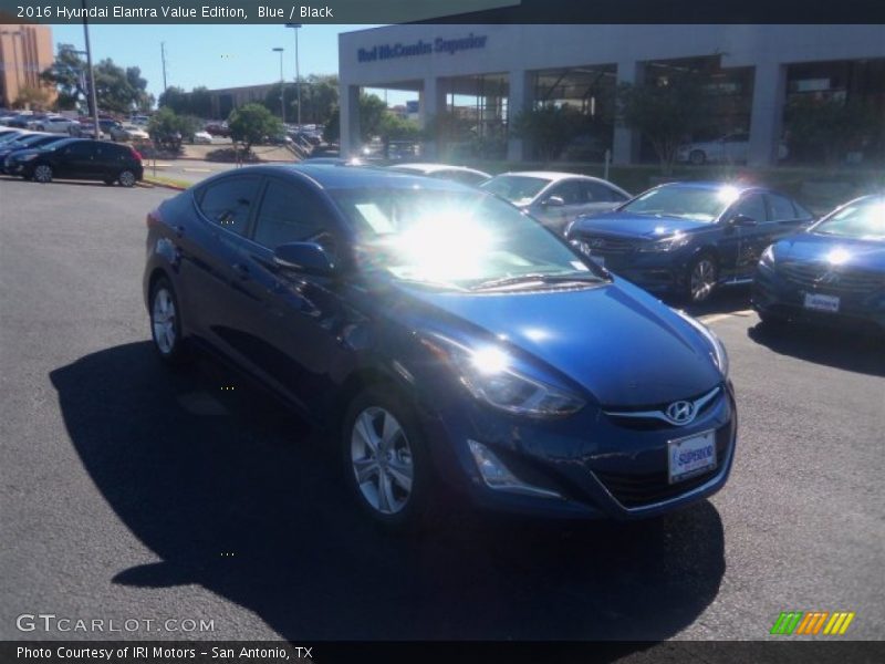 Blue / Black 2016 Hyundai Elantra Value Edition
