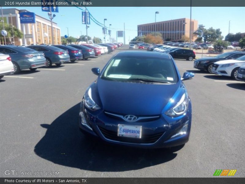 Blue / Black 2016 Hyundai Elantra Value Edition