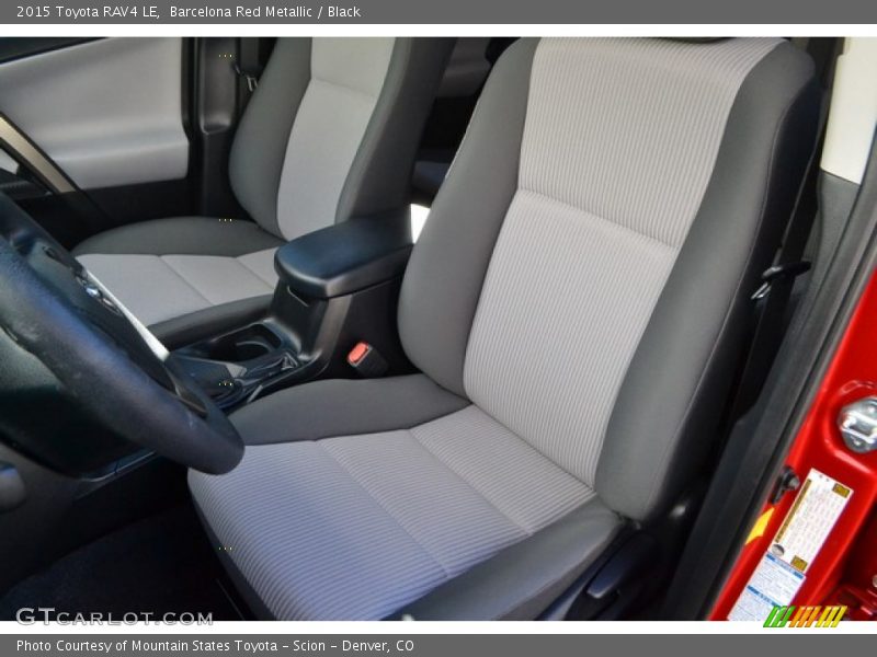 Barcelona Red Metallic / Black 2015 Toyota RAV4 LE