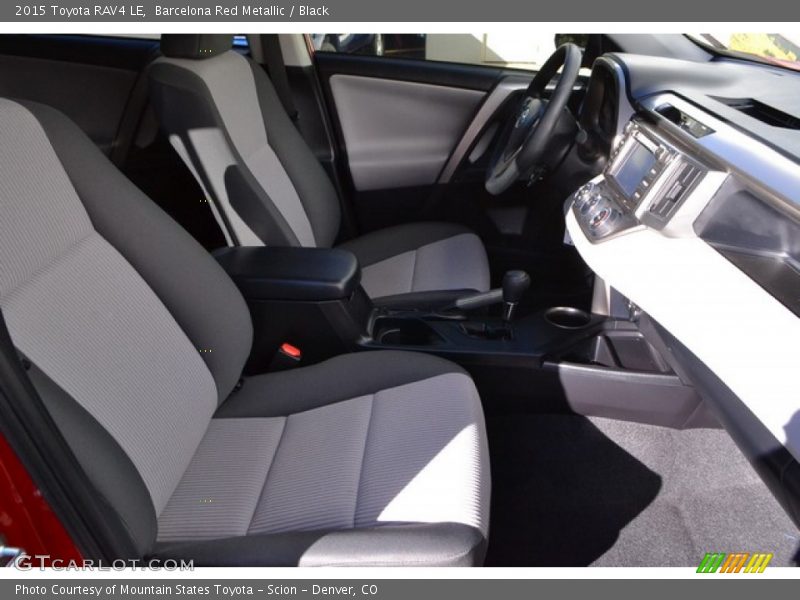 Barcelona Red Metallic / Black 2015 Toyota RAV4 LE
