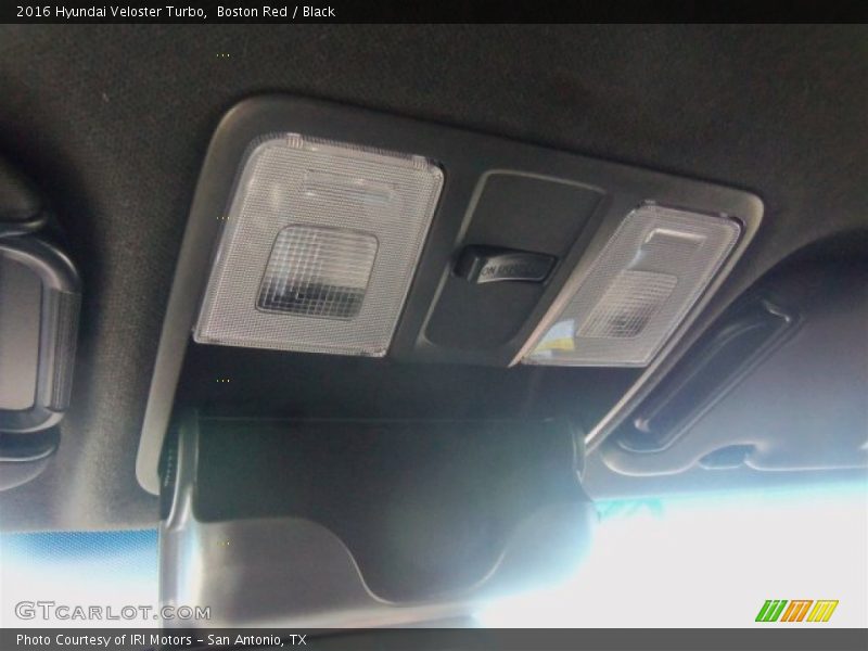 Boston Red / Black 2016 Hyundai Veloster Turbo