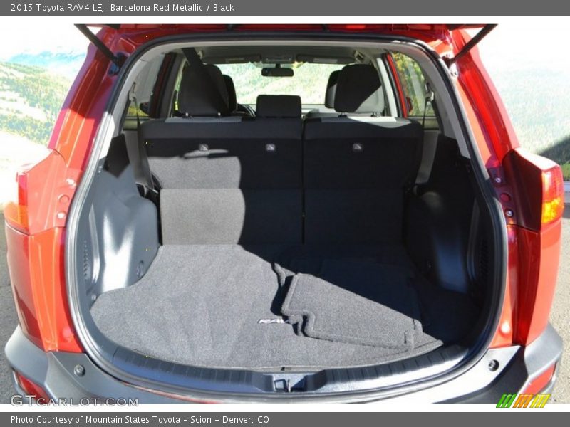 Barcelona Red Metallic / Black 2015 Toyota RAV4 LE