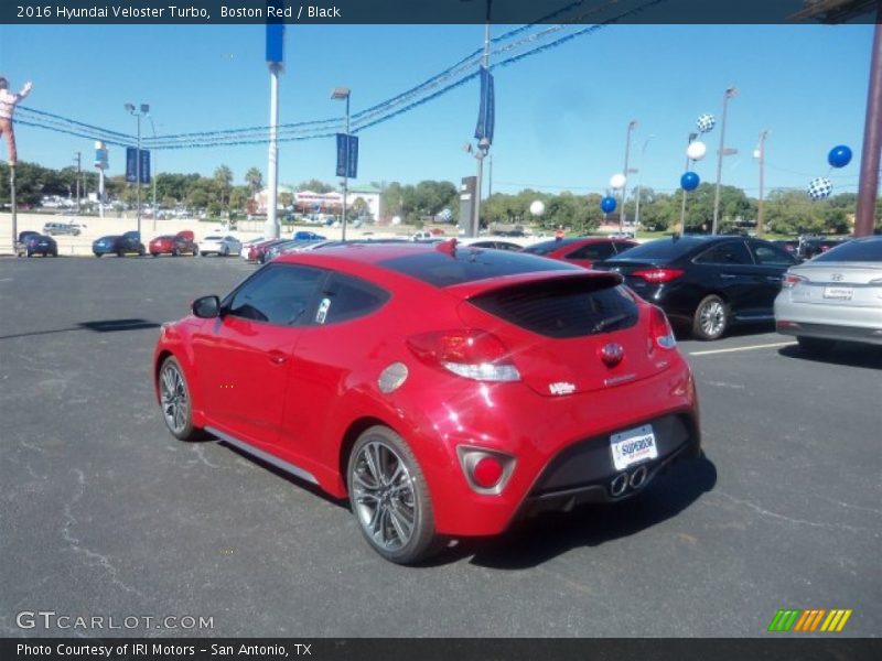 Boston Red / Black 2016 Hyundai Veloster Turbo