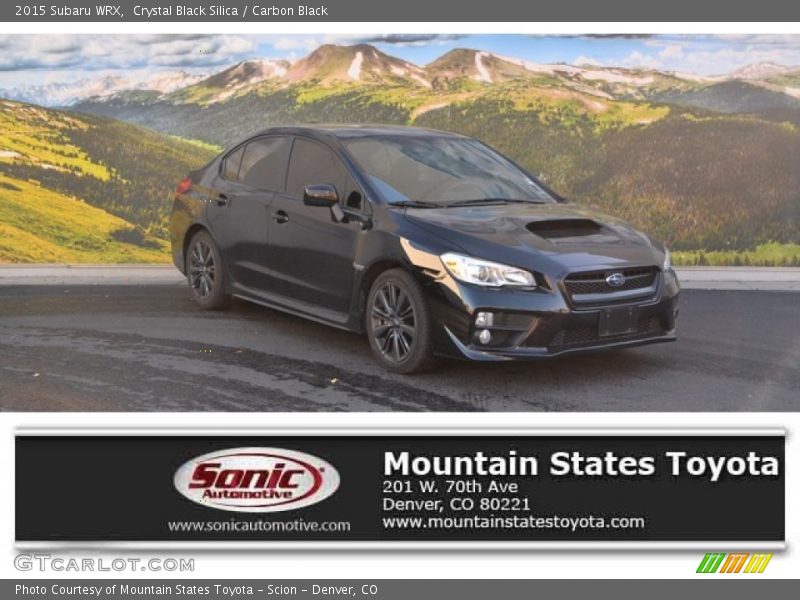 Crystal Black Silica / Carbon Black 2015 Subaru WRX