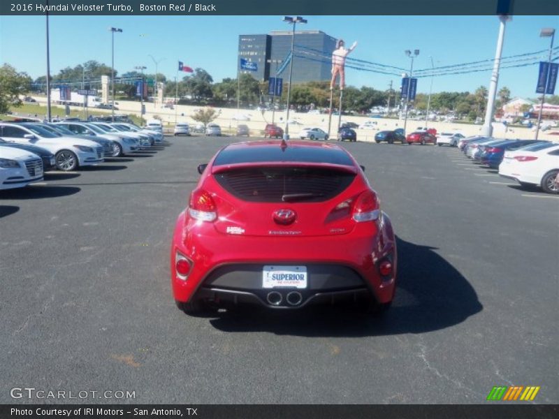Boston Red / Black 2016 Hyundai Veloster Turbo