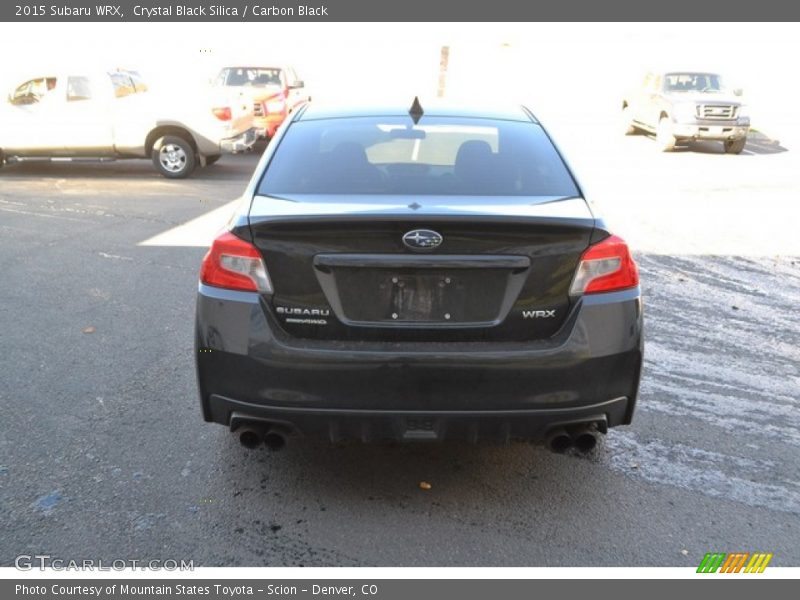 Crystal Black Silica / Carbon Black 2015 Subaru WRX