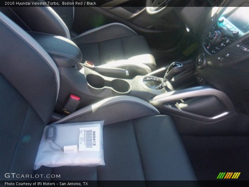 Boston Red / Black 2016 Hyundai Veloster Turbo