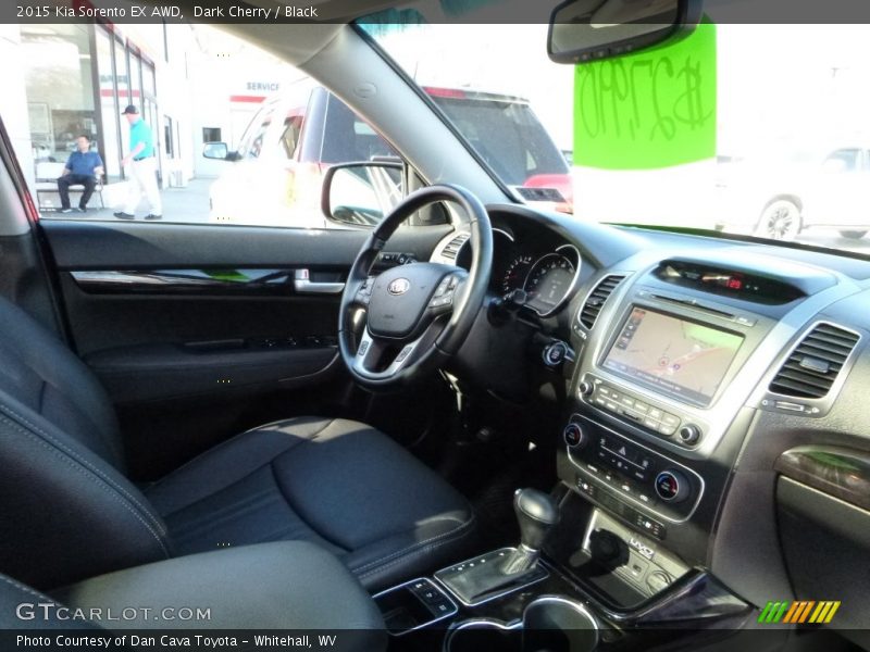 Dark Cherry / Black 2015 Kia Sorento EX AWD